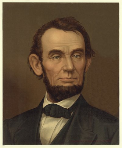 Abraham Lincoln, pub. 1877 by American School